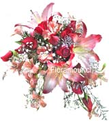 Ramo de Novia rosasy lilums